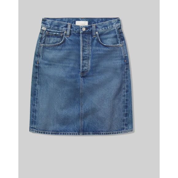 Citizens of Humanity Etta Pencil Denim Skirt In Tirol NWT - Picture 1 of 6